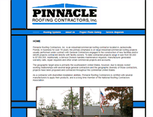 Tablet Screenshot of pinnacleroofing.com